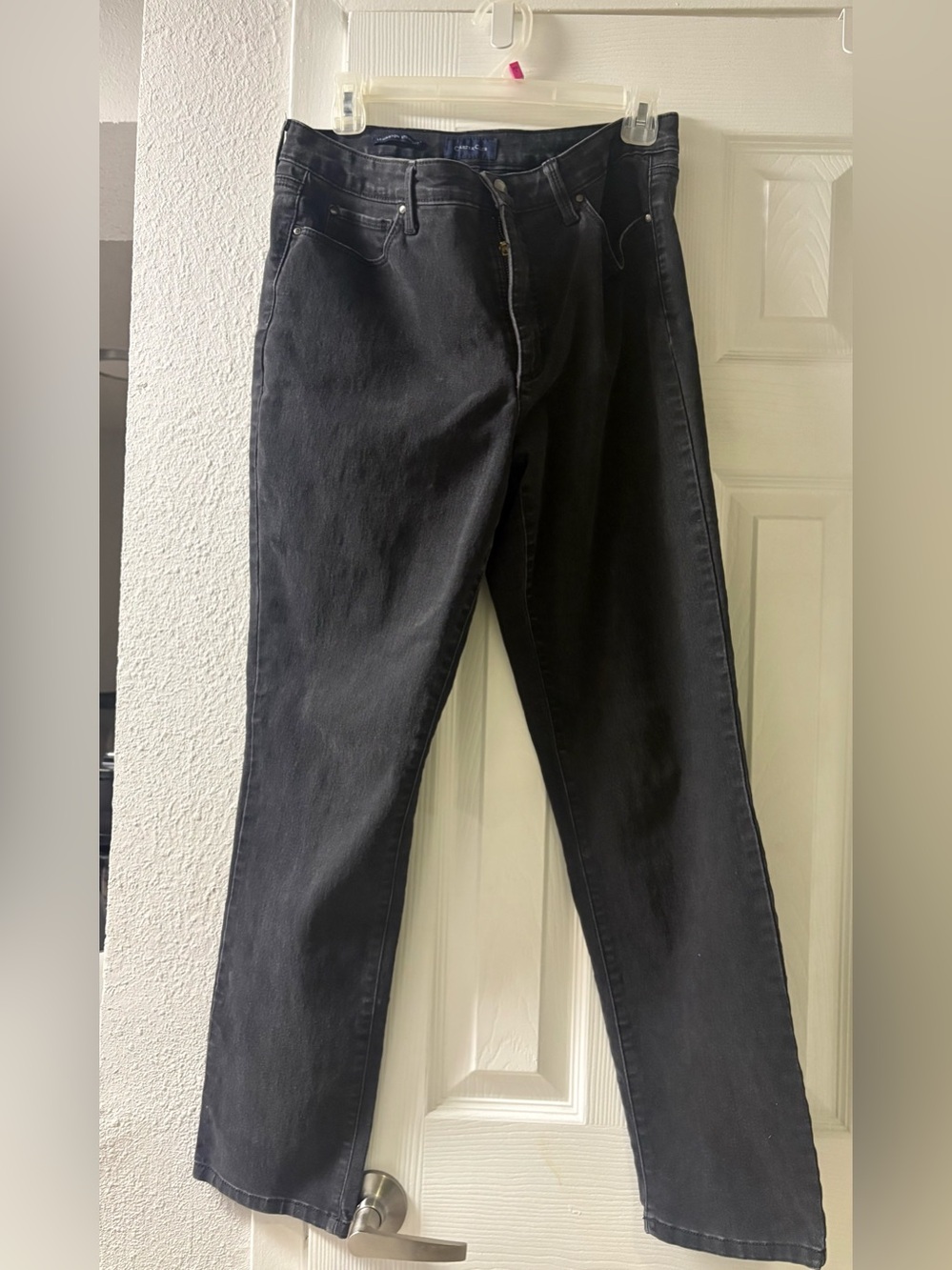 Charter Club Black Straight Leg Jeans